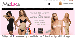 Desktop Screenshot of misslux.dk